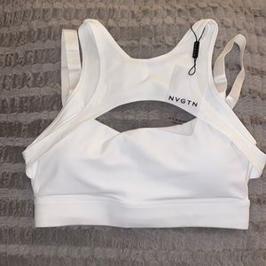 NVGTN white apex bra NWT